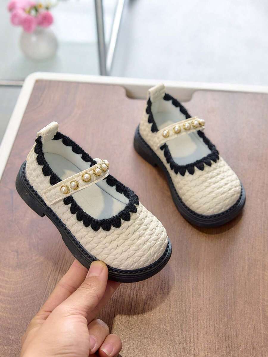 2026新款玛丽珍鞋，女童真皮鞋，乐福鞋，公主鞋，简约优雅鞋面，防滑鞋底 - 白色 - 查看 1