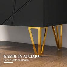 Rastrelliere per scarpe pieghevoli - NERO - Visualizzare 6