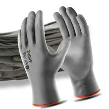 JOISIV PU Coated Work Gloves, Non-Slip Durable Gloves, Lightweight Breathable Knit, Suitable For Construction, Industrial, Warehousing, Gardening, Home Repair, Assembly And General Tasks, Unisex - 16 PCS - View 20