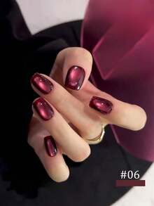 12毫升情人节高密度金红粉棕玻璃珠猫眼凝胶指甲油 2026 秋冬春季美甲美拉德琥珀凝胶美白百搭当季流行美甲艺术美甲沙龙居家DIY美甲用品 - 彩色 - 查看 19