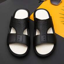 Casual Beach & Home Slippers - Black - View 19