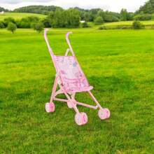1 Piece Children's Toy Stroller, Iron Tube. Random Color - Pink - View 1