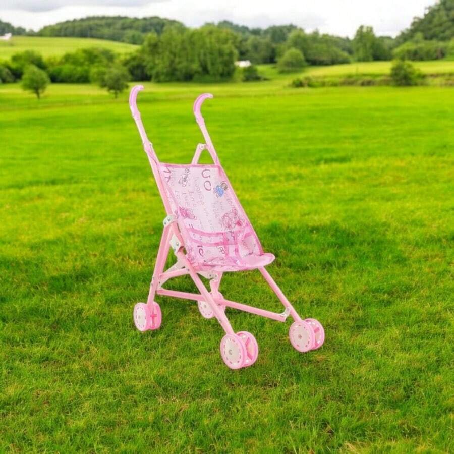 1 Piece Children's Toy Stroller, Iron Tube. Random Color - Pink - View 1
