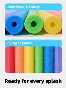 Phao bơi bằng xốp nhiều màu sắc, kích thước 40-150cm, ván tập bơi rỗng ruột, thanh nổi mềm mại dùng cho bơi lội, nổi trên mặt nước, tạo không khí tiệc bể bơi, phụ kiện bãi biển, thiết bị thể thao dưới nước. - Nhiều màu - Xem 3