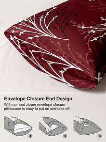 1pc/2pcs/4pcs Polyester Floral Pattern Pillowcase (Pillow Insert Not Included), Soft & Comfortable, Suitable For All Seasons - Multicolor - View 4