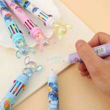 Bộ 5 bút gel có thể xóa được hình Stitch của Disney, đầu bút mực 0.5mm, chủ đề hoạt hình, thích hợp để vẽ, dán nhãn, sắp xếp, làm thủ công, dán nhãn dán, đánh dấu, văn phòng phẩm, đồ dùng học tập, quà tặng sinh nhật, sổ tay, tem, đọc sách, sách vở. - Bút pha lê khâu - Xem 6