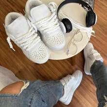 Promotion: Twist SB Low Men's Skate, Gym, Casual, Street, Premium Tennis Shoes - 扭扭全白 - 查看 2