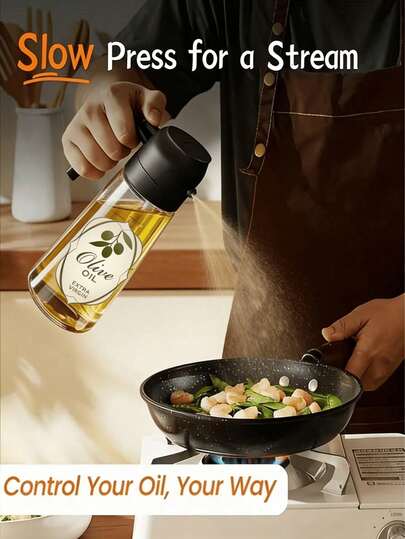 1pc Multi-Purpose Spray Bottle, Suitable For Cooking, Grilling, Gardening, Cosmetics Travel Mist, Ideal Kitchen Tool For Home, Restaurant, Outdoor Camping, Strong Mist Function And Sealed Lock [Gift For Wife And Mother], Random Style And Color