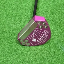 PT1限量版，Nine Elenev高尔夫推杆，CNC铣削6061航空铝材，等离子阳极氧化处理，自动平衡杆面和合金杆底螺丝，零扭矩。高尔夫球杆头 - PT1 poker - 查看 14