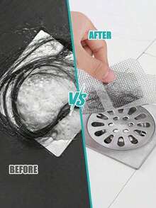 10/20/30 Pcs Shower Drain Hair Catcher Covers: Mesh Filter Stickers, Hair Catcher, Anti-Clogging Drain Mesh Stickers - 多色 - 查看 4
