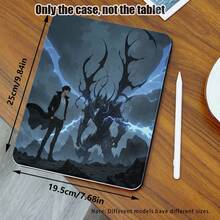 1 件装翻盖式桌面保护套，带笔槽，兼容 iPad 10.9/10.2/Air 第五代/Pro 11/第十代/9.7/Air 2/iPad（第七代）/iPad（第八代）/iPad Air 4/5/iPad Pro 11/iPad 10.9 英寸（2022 年款），智能保护套，兼容 iPad Air 13 (M3 2025)/iPad Air 11 (M3 2025)/iPad Air 11 (M3 2025)/iPad 11 (A16 2025)，支持 S7/S8/S9/S6 Lite/S7+/S8+/S7FE/A7/A8/A9 - 彩色 - 查看 3