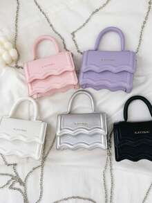 迷你儿童包，搭配服装包，女孩钱包，户外手提包，旅行单肩包，可爱口红包，多功能斜挎包 - 彩色 - 查看 2