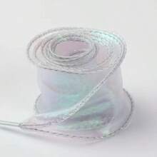 1 Pair Holographic Gradient Mermaid Tail Shoelaces, Shimmering Iridescent Design, Fashionable & Cute Mermaid-Inspired Flat Shoelaces Suitable For Sneakers, Canvas Shoes, Casual Shoes And Athletic Shoes, Y2K Aesthetic Streetwear Shoe Accessory, Great For Daily Outfits, Parties, Gifts And Cosplay,Shoe Rack,Storage Saver,Outdoor,Garden,Travel Essential,Portable,Beach Essential,Graduation Season,Commencement,Graduation Ceremony,Graduation Gift,Graduation Present,Graduation Gift,Graduation Present,Congrats Grad,Congratulations Graduate,Valedictorian,Finish School,Graduation Party - Multicolor - View 9