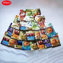 100 Pieces Holographic Laser Mylar Bags,Reusable 2.75*3.93 Inch Smell Proof 1g Storage Bags,Fruit Design Pouch,Mini Flat Zip Lock Pouch Waterproof Packaging Small Mylar Bag,Self Sealing Resealable Zipper Bags - Multicolor - View 4