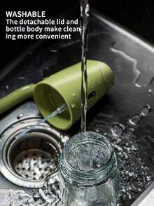 1个300毫升橄榄油喷雾瓶，油醋瓶，空气炸锅食用油瓶，沙拉、烘焙、烧烤用食用油喷雾瓶 - 噴油倒油一體 - 查看 3