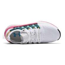 Under Armour Women's UA W Phantom X Lightweight Cushioned Casual Outdoor Running Shoes 6007184-101 - White/Green - View 4