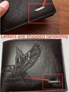 新款时尚男士钱包，大容量零钱包，多卡位卡包，带零钱包和钞票夹层，感恩节生日礼物 - 黑色 - 查看 12