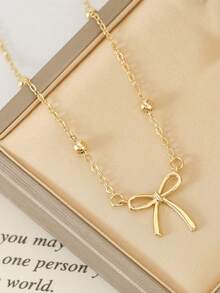 1. 精致甜美的蝴蝶结吊坠，搭配百搭项链，适合女性日常节日佩戴。可作为礼物送给朋友或爱人。 - 蝴蝶結項鍊 - 查看 8