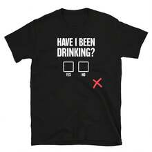Whiskey T-Shirt  Funny Whiskey Gift  Whiskey Collector Shirt  Whiskey Collecting Gift (Unisex) – 'Drinking' - Black 1 - View 1