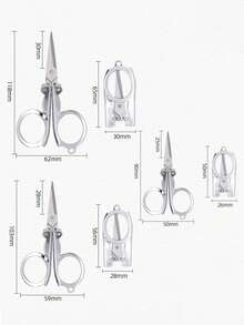 Folding Scissors, Multi - Purpose Portable Travel Scissors. They Can Be Used As Paper - Cutting Scissors For Household, Office, And Students, As Well As Mini Portable Fishing Scissors For Cutting Fishing Lines. - View 4