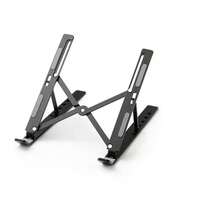 Iron Alloy Notebook Desktop Stand With Adjustable Height, Foldable And Portable Cooling Base, Height-Increasing Bracket, And Phone Holder - Multicolor - View 11