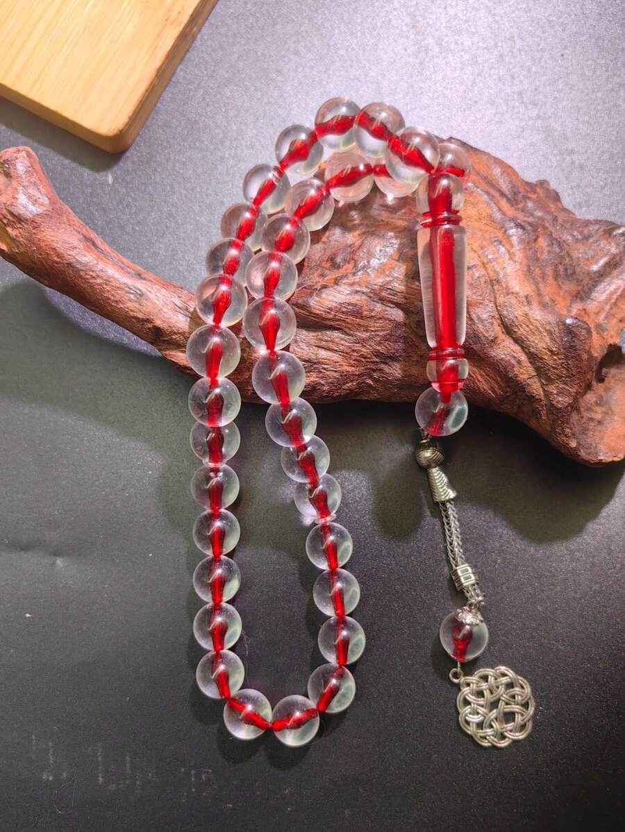 1串45颗穆斯林念珠，中东阿拉伯风格，优质树脂材质，男女通用日常祈祷念珠 - 彩色 - 查看 1