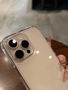 Minimalistisches transparentes Acryl Handyhülle kompatibel mit iPhone 17/16 Pro Max/16/16 Pro/16 Plus/15/15 Pro Max/15 Pro/15 Plus/11/12/13/14 Pro Max/XS/XR/11 Pro/11 Pro Max/12 Pro/12 Pro Max/13 Pro/13 Pro Max/7 Plus/14 Pro/14 Pro Max/14 Plus/7 Plus/8 Plus/8/SE2 Soft Cover wasserdicht stoßfest kratzfest - Transparent - Übersicht 4