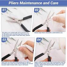 Euuztu 10 Pieces Jewelry Pliers Tools Set, Jewelry Making Tools Include 8 Pieces Pliers, Jump Ring Opener, Tweezers Wire Wrapping, 3D Printing Projects And Other Projects - Set Of 8 - View 4