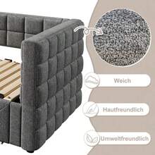 Sängbottnar och fundament - grå - Visa 3