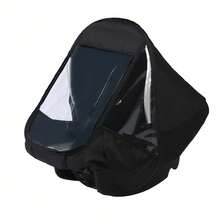 1 husă de ploaie pentru cărucior pentru bebeluși, pânză Oxford și EVA impermeabilă, rezistentă la vânt, umbră de ploaie pentru cărucior în aer liber, husă de ploaie pliabilă portabilă pentru scaun auto pentru bebeluși - Așa cum se arată în imagine - Vizualizare 7