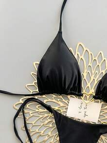 Women Bikini Sets - Black - View 3