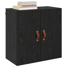vidaXL Wandschrank Schwarz Eichen-Optik 60 X 31 X 60 Cm Holzwerkstoff - nero - Visualizzare 3