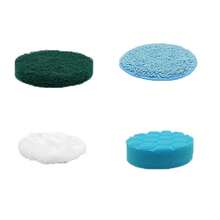 Rechargeable Rotating Cleaning Brush, Wireless Electric Bath And Kitchen Tile Cleaning Brush With LED Display, 2 Speed Modes, 7 Replaceable Cleaning Heads, Adjustable And Detachable Long Handle, Battery Capacity: 2000mAh - Multicolor - View 10