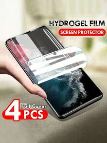 Bộ 4 miếng dán màn hình Hydrogel mềm, phủ toàn màn hình, tương thích với Samsung Galaxy S26 S25 Edge S24 S23 S22 S21 S20 Ultra Plus FE S10 Plus Note 20 10 Ultra Plus Note 9, tương thích với Samsung Galaxy A55 A35 A25 A15 A54 A34 A24 A14 A53 A52 S, (Không phải kính cường lực), Quà tặng sinh nhật, Quà tặng cho gia đình và bạn bè, Miếng dán màn hình điện thoại, Phụ kiện điện thoại, Chống nước, Chống sốc, Chống rơi, Chống trầy xước, Chống bám vân tay - Trong sáng - Xem 17