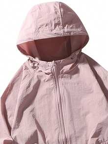 Summer Lightweight Loose-Fitting Casual Outdoor Beach Single-Layer Lightweight Shorts Set - 粉色 - 查看 7