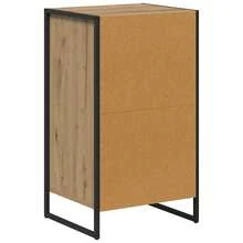 vidaXL Sideboard Kunsthandwerk Eiche 81 x 36 x 150.5 cm Holzwerkstoff - Gelb - Übersicht 8