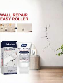 jakehoe 杰克豪；墙面修补膏；墙面修补滚筒；墙面涂料滚筒；墙面修补剂；墙面清洁剂；恢复墙面原有的洁净洁白外观 - 液體 - 查看 2