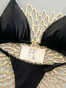 Women Bikini Sets - Black - View 5