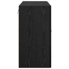 vidaXL Wandschrank Schwarz Eichen-Optik 60 X 31 X 60 Cm Holzwerkstoff - nero - Visualizzare 7