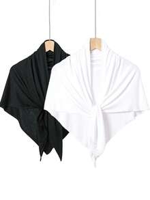 1 chiếc khăn trùm đầu tam giác chống trượt cho nữ, lớp lót mũ trùm đầu màu trơn Hồi giáo, khăn trùm đầu thoải mái và băng đô thể thao mát mẻ để mặc hàng ngày cho phụ kiện Abaya, quần áo che mặt thoáng khí dưới mũ - khăn trùm đầu hình tam giác jersey - Xem 34