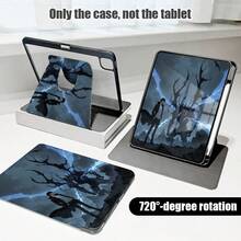 1 件装翻盖式桌面保护套，带笔槽，兼容 iPad 10.9/10.2/Air 第五代/Pro 11/第十代/9.7/Air 2/iPad（第七代）/iPad（第八代）/iPad Air 4/5/iPad Pro 11/iPad 10.9 英寸（2022 年款），智能保护套，兼容 iPad Air 13 (M3 2025)/iPad Air 11 (M3 2025)/iPad Air 11 (M3 2025)/iPad 11 (A16 2025)，支持 S7/S8/S9/S6 Lite/S7+/S8+/S7FE/A7/A8/A9 - 彩色 - 查看 1