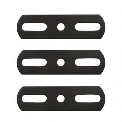 3 piezas Soportes de apoyo rectos, placas de conexión de reparación, conectores de fijación del armazón de la cama