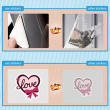 60 PCS Y2K Series Stickers Deluxe Collection | High-Aesthetic Stickers | Multi-Scene Adhesive: Compatible With Computers, Laptop, Tablet, Skateboards, Luggage, Guitars, Helmets, Insulated Cups, Journal Collage, Gift Wrapping Stickers, Art & Crafts - Random Style - View 6