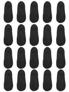 5/10 Pairs Transparent Lace Boat Socks Women Summer Thin Silicone Non-Slip Invisible Lace Sock Sweat Absorbing Breathable And Non Shedding - Multicolor - View 18