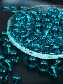 50pcs 8mm Transparent Glass Beads, Crystal Clear Glass Beads, Suitable For Jewelry Making DIY Bracelets, Necklaces, Clothing Weaving - 8mm-50pcs - View 9