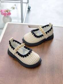 2026新款玛丽珍鞋，女童真皮鞋，乐福鞋，公主鞋，简约优雅鞋面，防滑鞋底 - 白色 - 查看 5