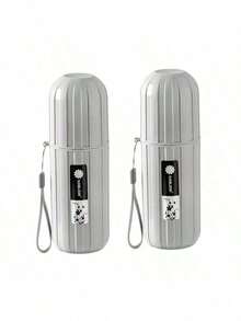 1pc Travel Toothbrush Cup, Portable Tooth Brushing Cup, Dental Kit Cup, Toothbrush Holder Set - Multicolor - View 4