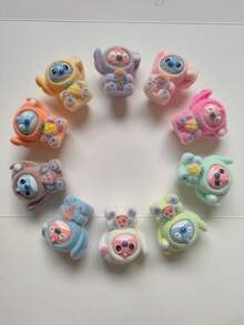 1pc Stitch "Must Eat" Series Ceramic Figurine, Cute Stitch Statue, Popular Plush Doll, Game Peripheral, Back To School Gift, Figurine Model, Tap Lightly, Stationery, Anime Character, My Growth, School, Valentine's Day Gift - ADZYC - View 10