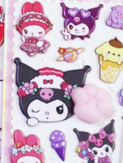 3D Cute Animal Bubble Stickers - Material, Suitable For DIY Diary, Notebook And Laptop Decoration. Toddler Sticker Set - Easy To Peel And Stick, Includes Adorable Cartoon Characters, Great For Travel Activities And Quiet Time. These 3D Stereoscopic Stickers Are Very Popular As Birthday Gifts And Party Favors.