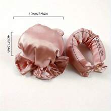 1套免加热卷发套装，包含免加热卷发器，适用于夜间造型和受损卷发，睡眠发带造型工具，免加热卷发 - 黑色 - 查看 5